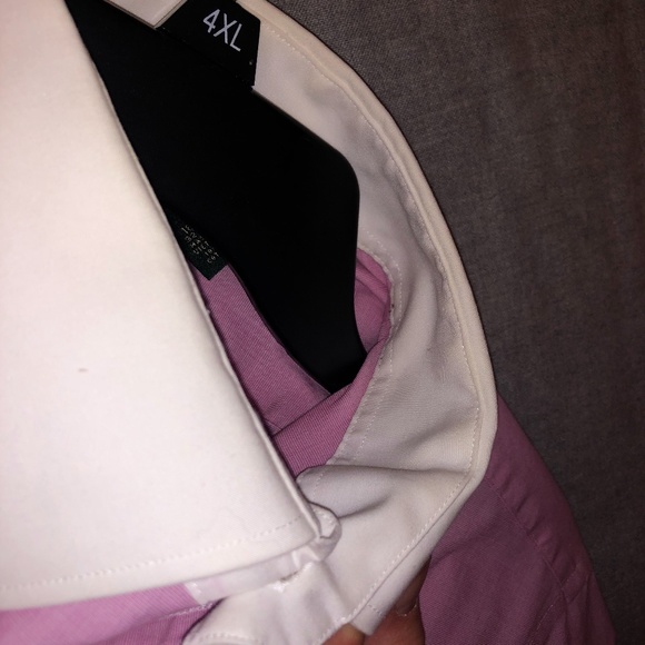 Ralph Lauren Contrast Collar Shirt, Pink 16.5 - Picture 5 of 6